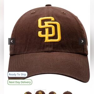 San Diego Padres '47 Brown Clean Up Adjustable Hat